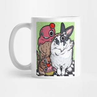 Lionhead Rabbit Friends Mug